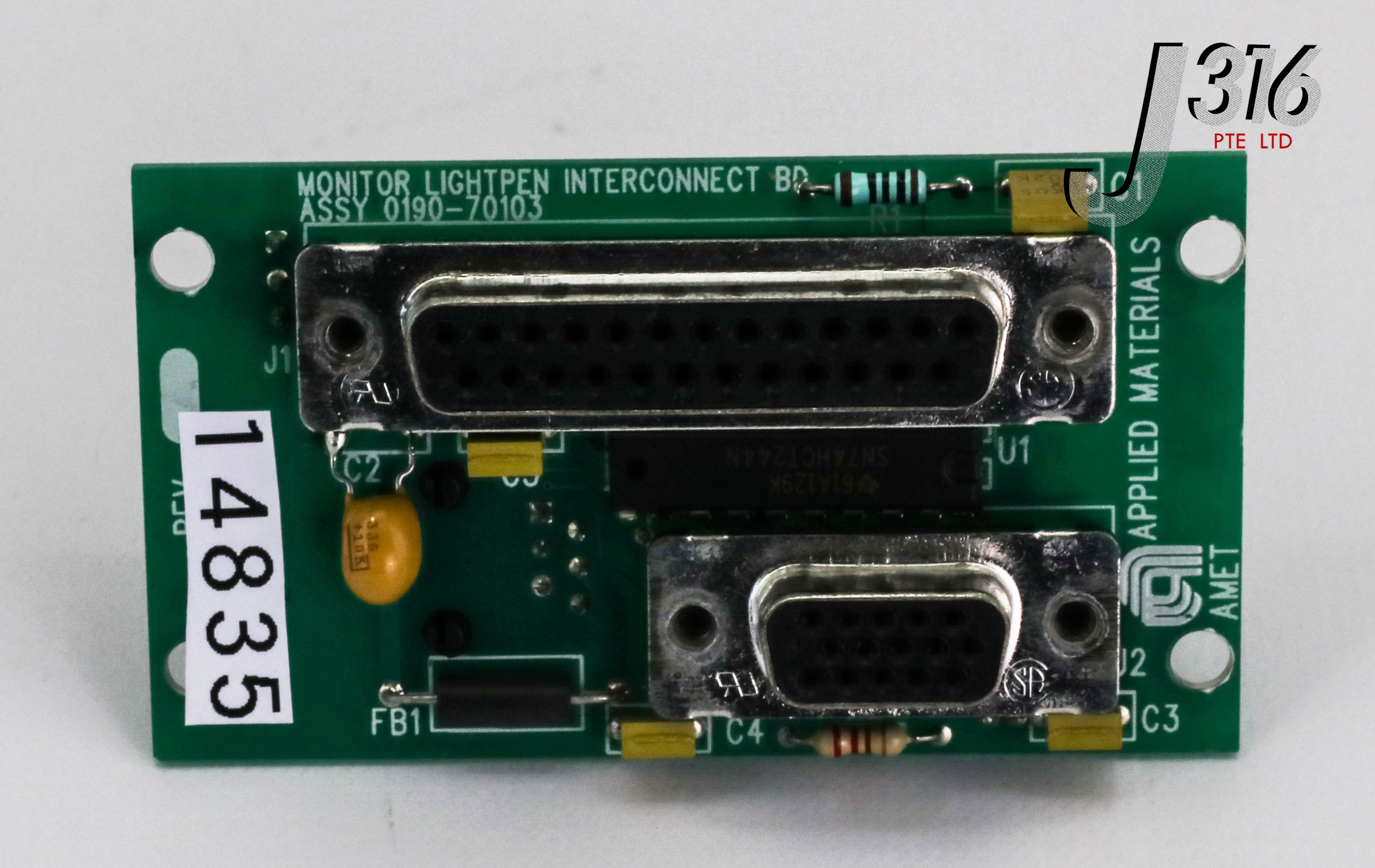 ① 14835 APPLIED MATERIALS PCB, ASSY ANALOG MONITOR LIGHT PEN 0190